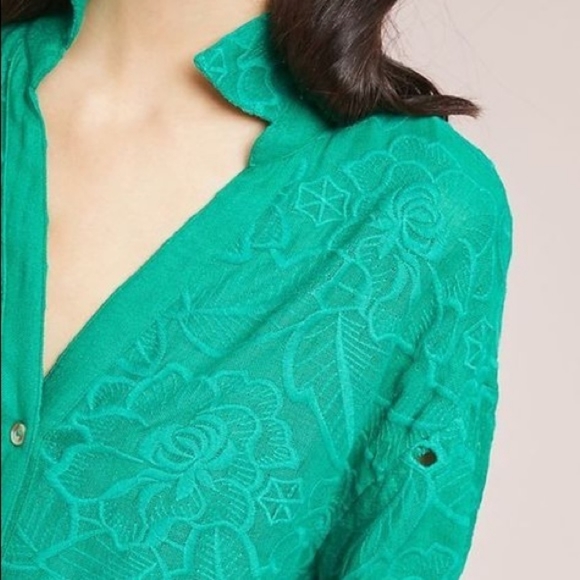 Anthropologie Akemi Kin Floral Button Down - Picture 2 of 3